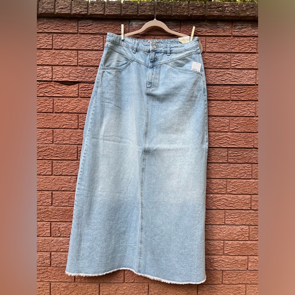 We the Free Denim maxi skirt